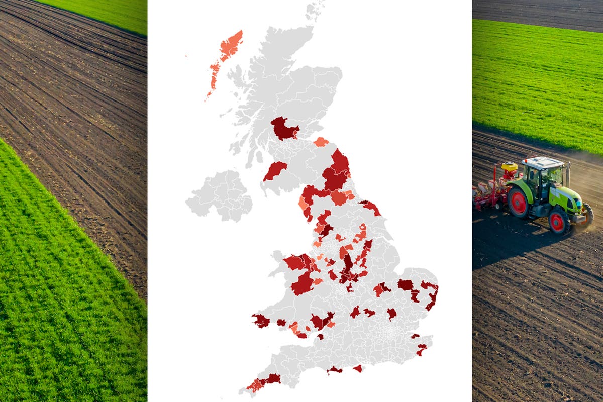 Mapped: The rural Labour MPs most at risk from farmer inheritance tax backlash